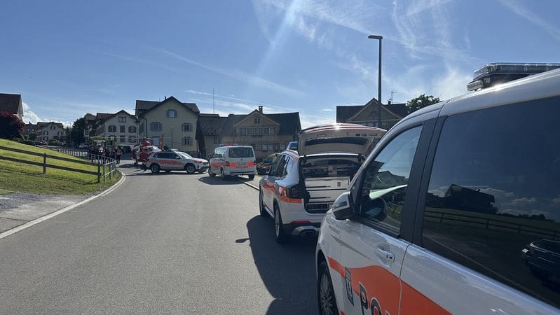 Во hundwil AR: Bub (4) на снимен трактор – сериозно повреден