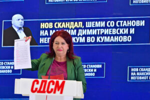 СДСМ: Нов скандал, шеми со станови на Максим Димитриевски и неговиот кум во Куманово