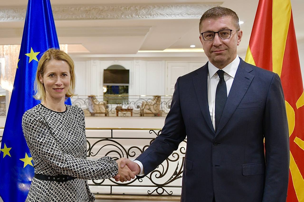 ФАКТОР НА ДЕНОТ: Каја Калас порача дека патот до ЕУ не е лесен, се надева дека планот А ќе функционира