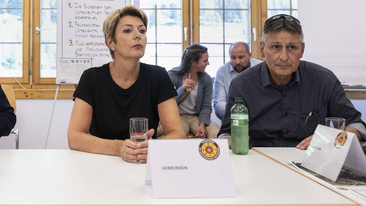 Властите повторно даваат информации за ситуацијата во Lötschental: Дали езерото прегази сега – или не?