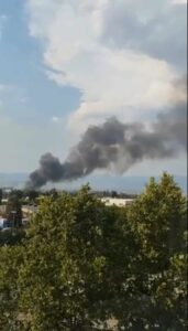 Под контрола пожарот во Геге и дел од дворот на Психијатриската болница Бардовци, пациентите и персоналот евакуирани