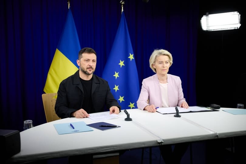 ФАКТОР НА ДЕНОТ: Фон дер Лајен и Зеленски порачаа дека Украина мора да добие безбедносни гаранции