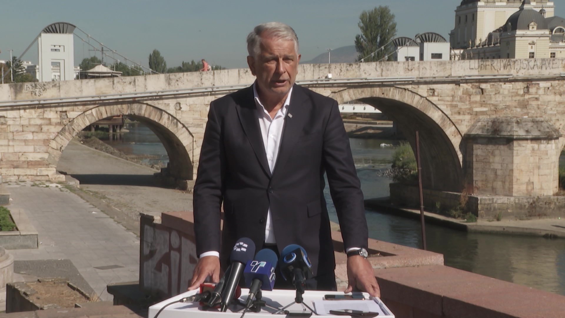 Деканот на Градежен, Марковски ја објави кандидатурата: На Скопје му е потребна итна и безусловна помош