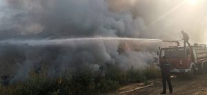Пожар избувна на депонијата Дрисла